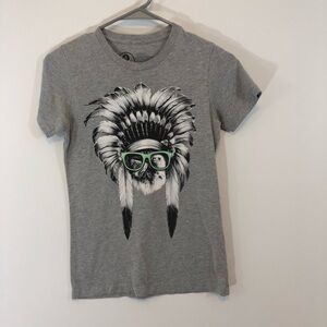 𝅺get Wild Cat Graphic T-Shirt Sz XS